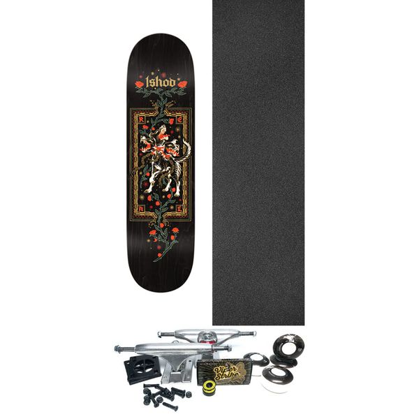 Real Skateboards Mason Silva Record Scratch Skateboard Deck - 8.28" x 31.8" - Complete Skateboard Bundle